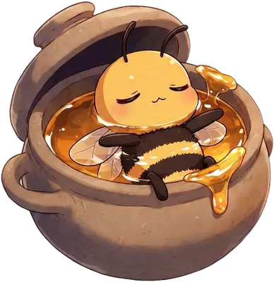 Honey Bee Hot Pot - funny novelty design on shirts, mugs & more