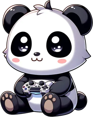 Panda Gamer - funny novelty design on shirts, mugs & more