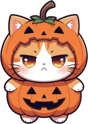 Pumpkin Cat - funny novelty design on shirts, mugs & more